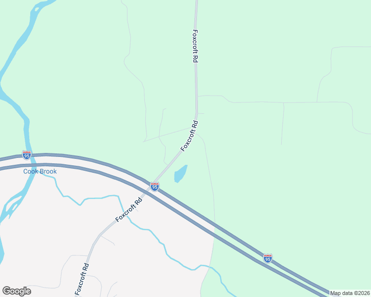 map of restaurants, bars, coffee shops, grocery stores, and more near 300 Foxcroft Road in Houlton