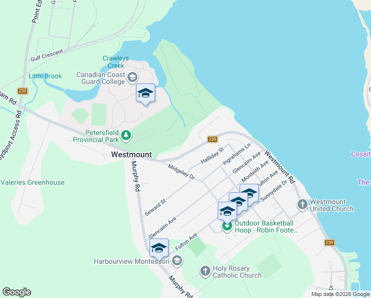 map of restaurants, bars, coffee shops, grocery stores, and more near 1018 Westmount Road in Sydney