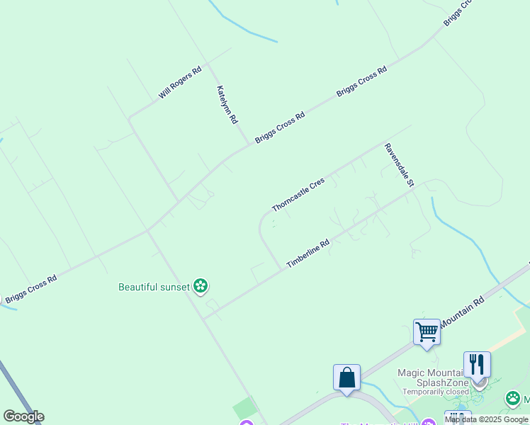 map of restaurants, bars, coffee shops, grocery stores, and more near 57 Thorncastle Crescent in Moncton