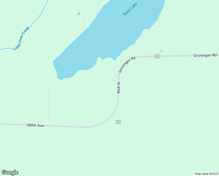 map of restaurants, bars, coffee shops, grocery stores, and more near 3833 Well Street in Sandstone