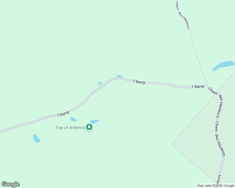 map of restaurants, bars, coffee shops, grocery stores, and more near Chemin du 7e Rang in Laurentides