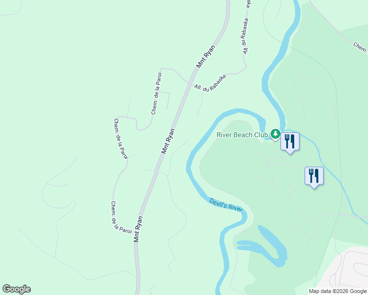 map of restaurants, bars, coffee shops, grocery stores, and more near 1808 Chemin du Golf in Mont-Tremblant