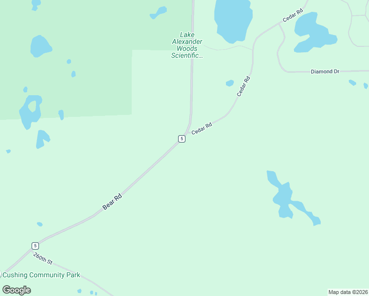 map of restaurants, bars, coffee shops, grocery stores, and more near 26904 Cedar Road in Cushing