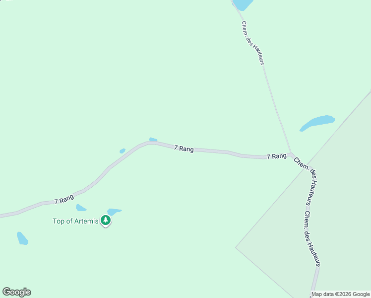 map of restaurants, bars, coffee shops, grocery stores, and more near Chemin du 7e Rang in Laurentides