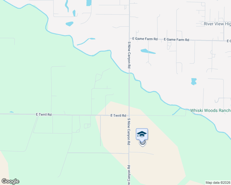map of restaurants, bars, coffee shops, grocery stores, and more near 211008 East Terril Road in Kennewick