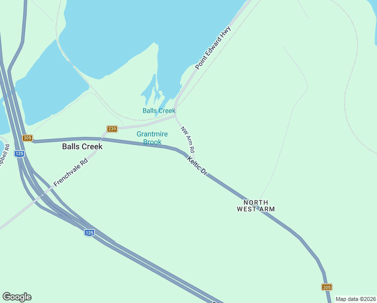 map of restaurants, bars, coffee shops, grocery stores, and more near 1230 Keltic Drive in Cape Breton Regional Municipality