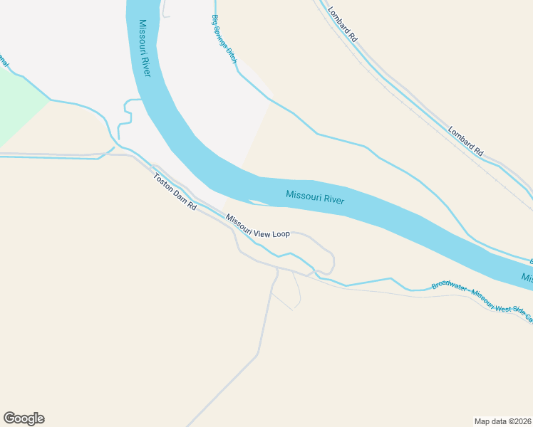 map of restaurants, bars, coffee shops, grocery stores, and more near 37 Missouri View Loop in Toston
