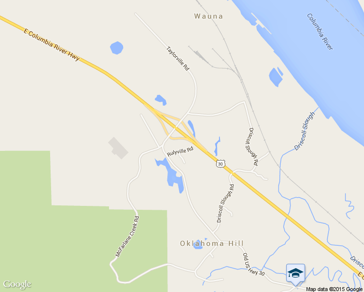 map of restaurants, bars, coffee shops, grocery stores, and more near 91844 Rulyville Road in Clatskanie