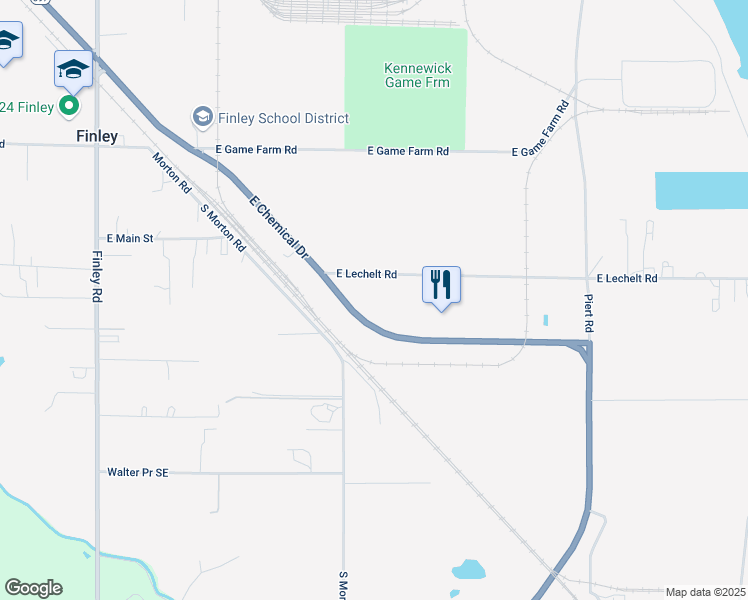 map of restaurants, bars, coffee shops, grocery stores, and more near 230708-231204 Chemical Road in Kennewick