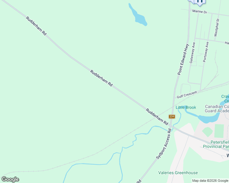 map of restaurants, bars, coffee shops, grocery stores, and more near 143 Rudderham Road in Point Edward