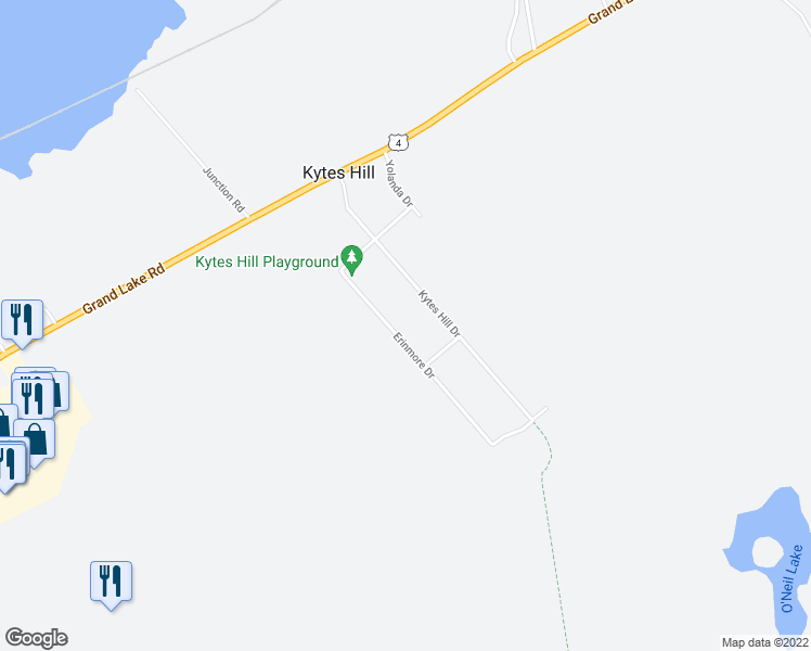map of restaurants, bars, coffee shops, grocery stores, and more near 27 Erinmore Drive in Sydney
