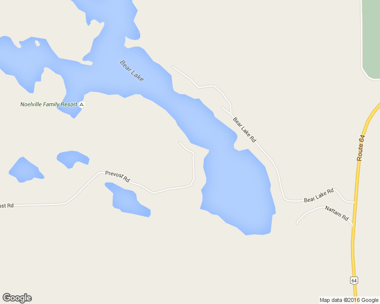 map of restaurants, bars, coffee shops, grocery stores, and more near 146 Prevost Road in Noëlville