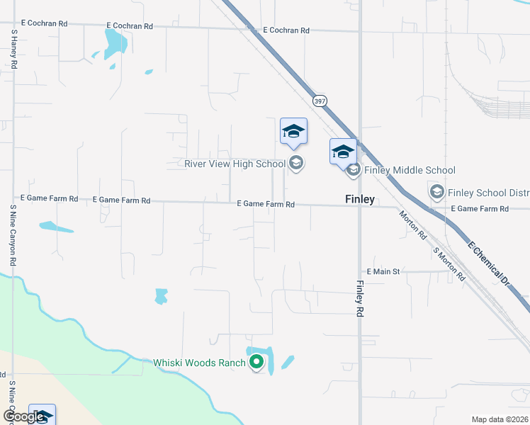 map of restaurants, bars, coffee shops, grocery stores, and more near 38003 S Whitney Rd in Kennewick