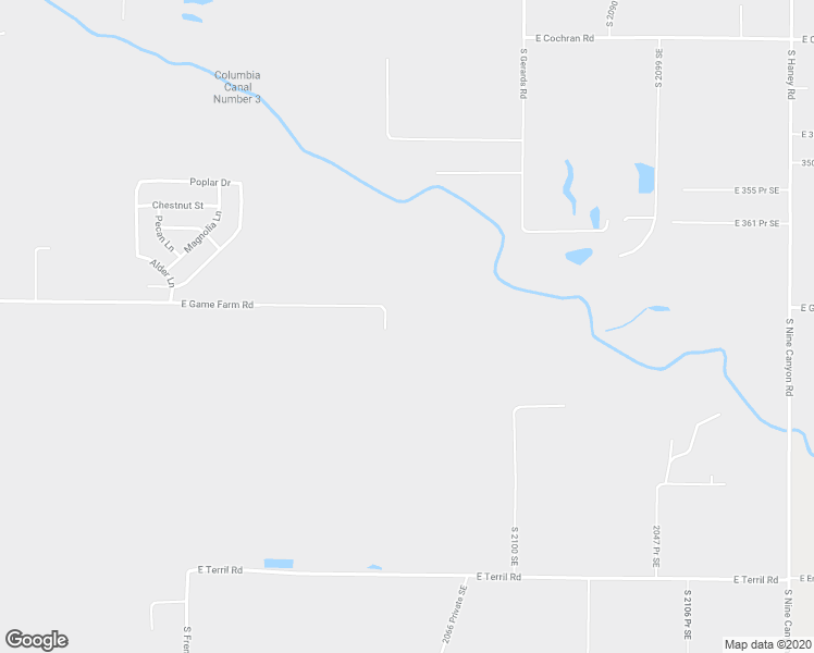 map of restaurants, bars, coffee shops, grocery stores, and more near 204113 East Game Farm Road in Kennewick