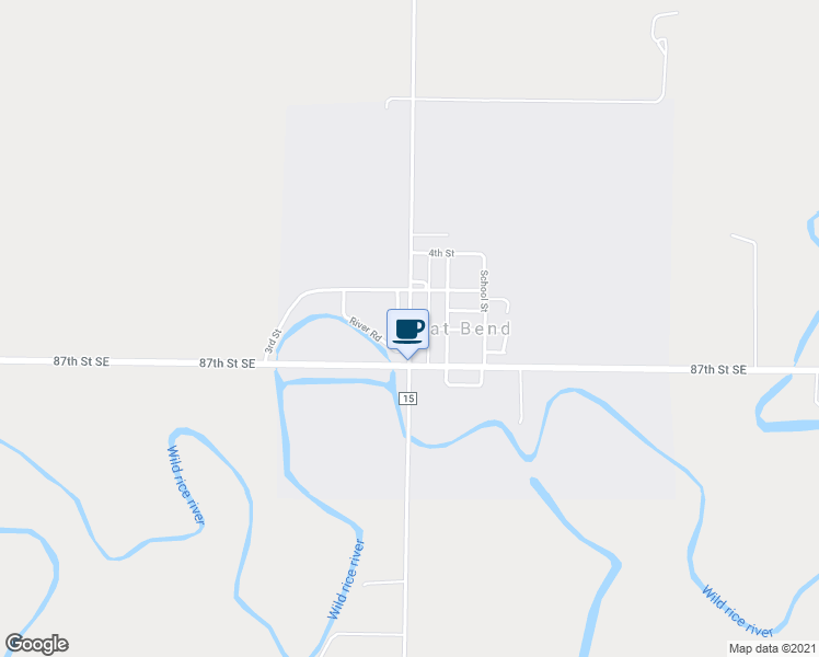 map of restaurants, bars, coffee shops, grocery stores, and more near 205 Main Street in Great Bend