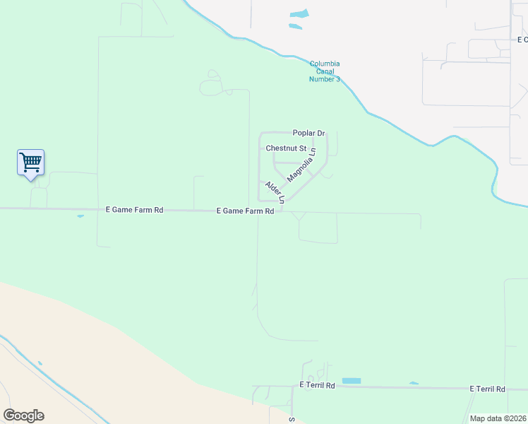 map of restaurants, bars, coffee shops, grocery stores, and more near 200115-200899 East Game Farm Road in Kennewick