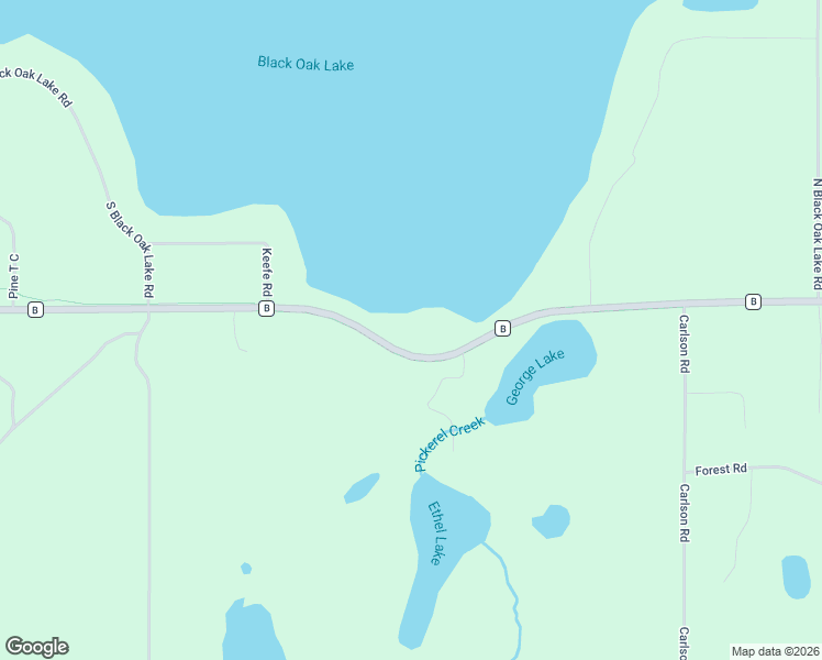 map of restaurants, bars, coffee shops, grocery stores, and more near 5572 County Highway B in Land O' Lakes