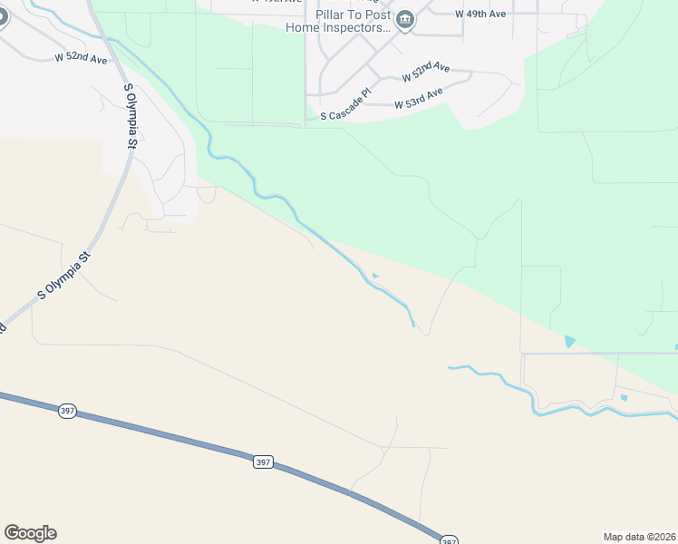 map of restaurants, bars, coffee shops, grocery stores, and more near 5405 South Garfield Street in Kennewick