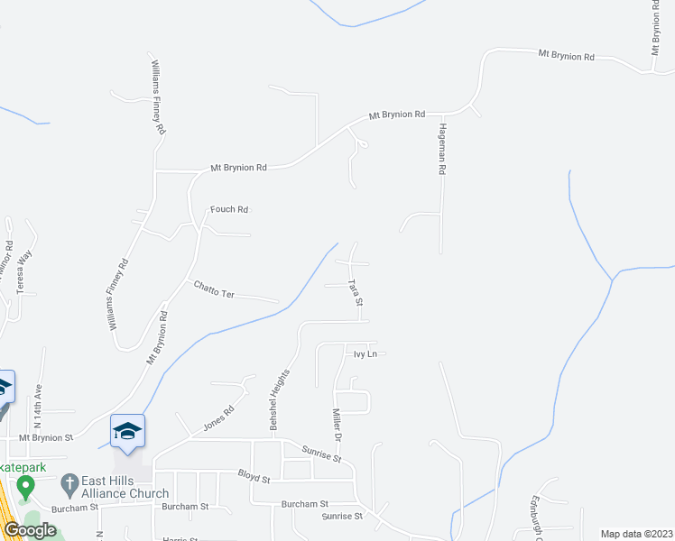 map of restaurants, bars, coffee shops, grocery stores, and more near 1426 Travis Court in Kelso