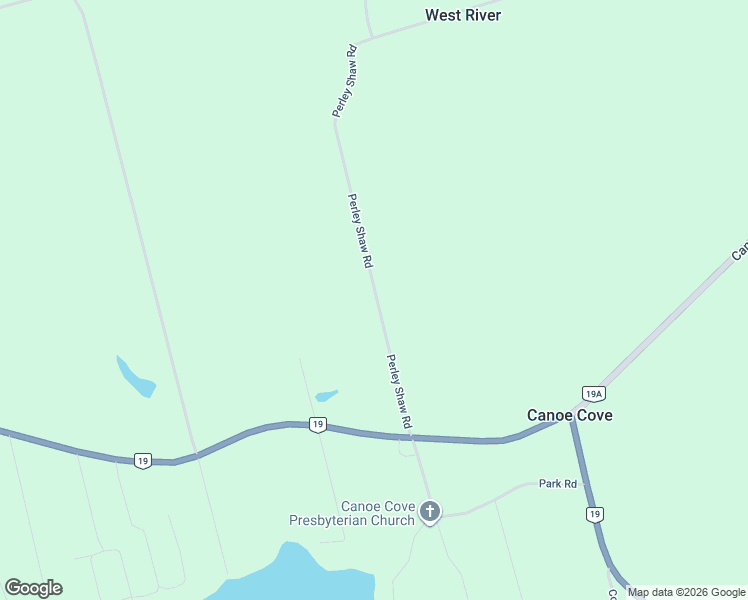 map of restaurants, bars, coffee shops, grocery stores, and more near 95 Perley Shaw Road in Canoe Cove
