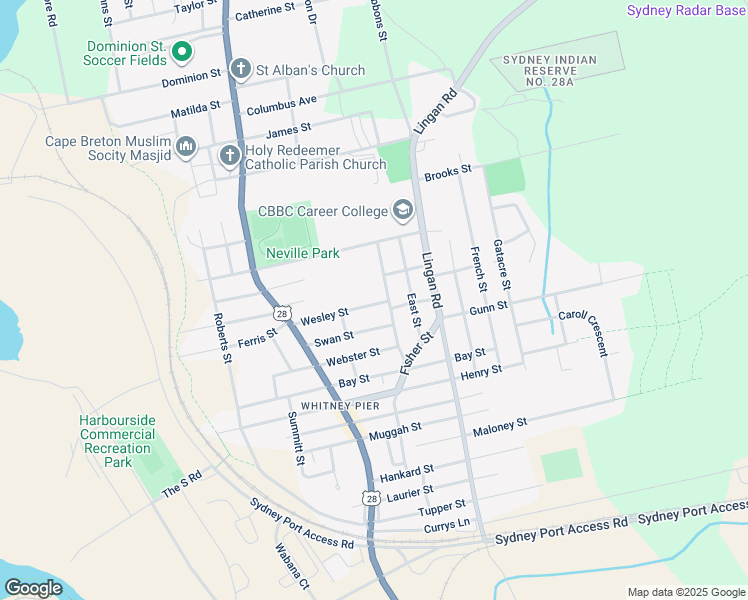 map of restaurants, bars, coffee shops, grocery stores, and more near 84 Wesley Street in Sydney