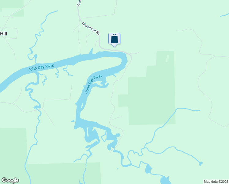 map of restaurants, bars, coffee shops, grocery stores, and more near 92353 Claremont Road in Astoria