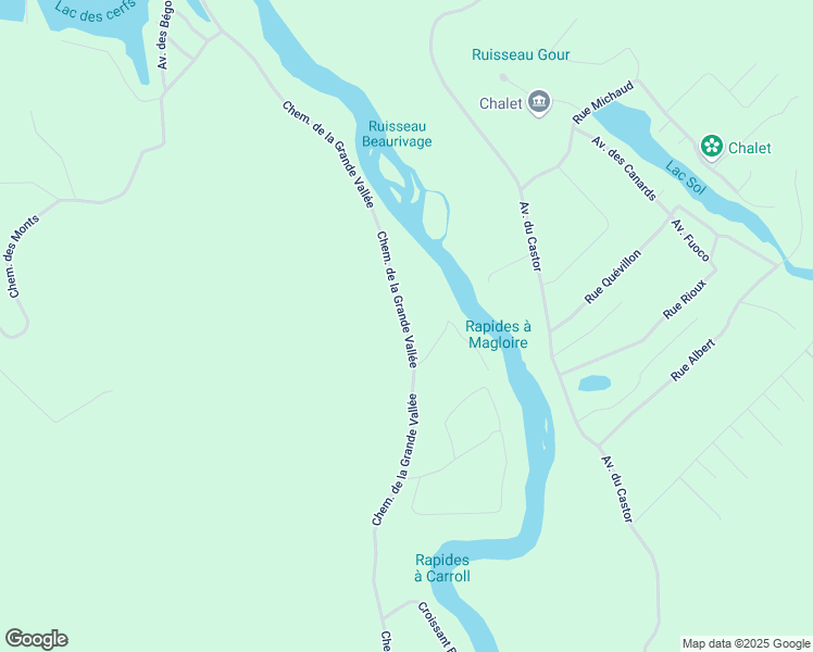 map of restaurants, bars, coffee shops, grocery stores, and more near Chemin de la Grande Vallée in Chertsey