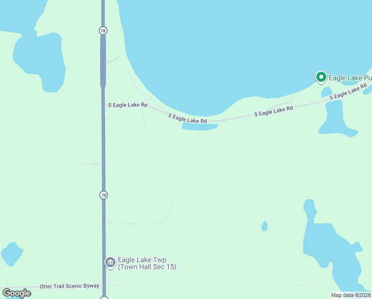 map of restaurants, bars, coffee shops, grocery stores, and more near 37654 South Eagle Lake Road in Battle Lake