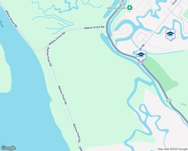 map of restaurants, bars, coffee shops, grocery stores, and more near 151 Barlow Point Road in Longview