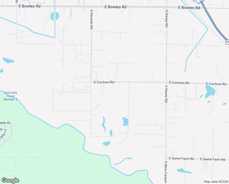 map of restaurants, bars, coffee shops, grocery stores, and more near 208707 East Cochran Road in Kennewick