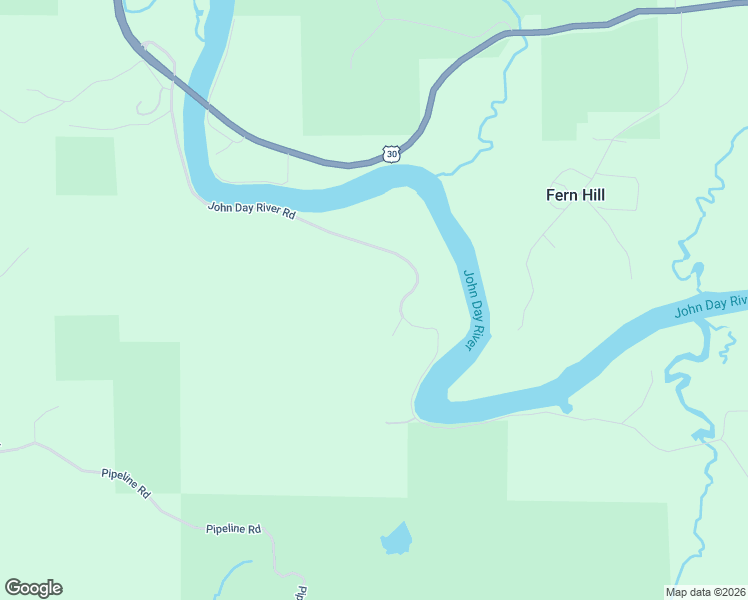 map of restaurants, bars, coffee shops, grocery stores, and more near John Day Road in Astoria
