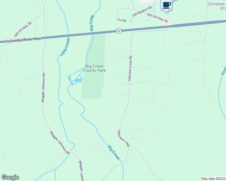 map of restaurants, bars, coffee shops, grocery stores, and more near 41950 Meyer Lane in Astoria