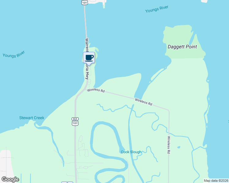 map of restaurants, bars, coffee shops, grocery stores, and more near 92603 Wireless Road in Astoria