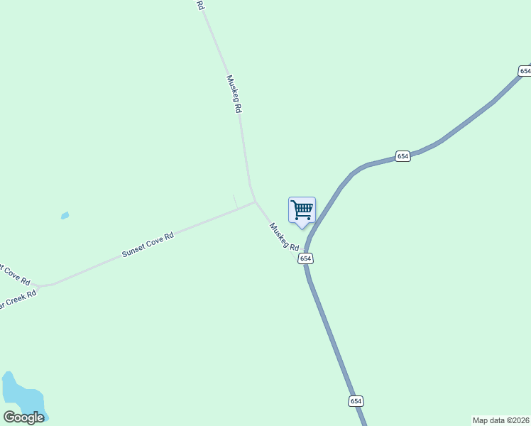 map of restaurants, bars, coffee shops, grocery stores, and more near 54 Muskeg Road in Callander