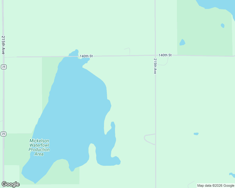 map of restaurants, bars, coffee shops, grocery stores, and more near 13491 215th Avenue in Fergus Falls