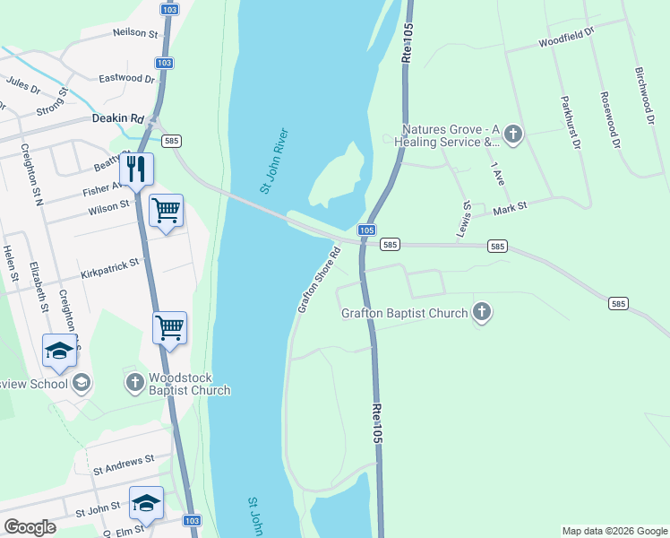 map of restaurants, bars, coffee shops, grocery stores, and more near 7 Grafton Shore Road in Northampton