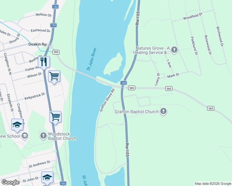 map of restaurants, bars, coffee shops, grocery stores, and more near 7 Grafton Shore Road in Northampton
