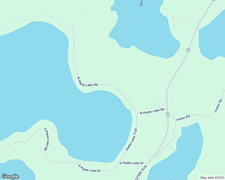 map of restaurants, bars, coffee shops, grocery stores, and more near 23819 North Platte Lake Road in Hillman