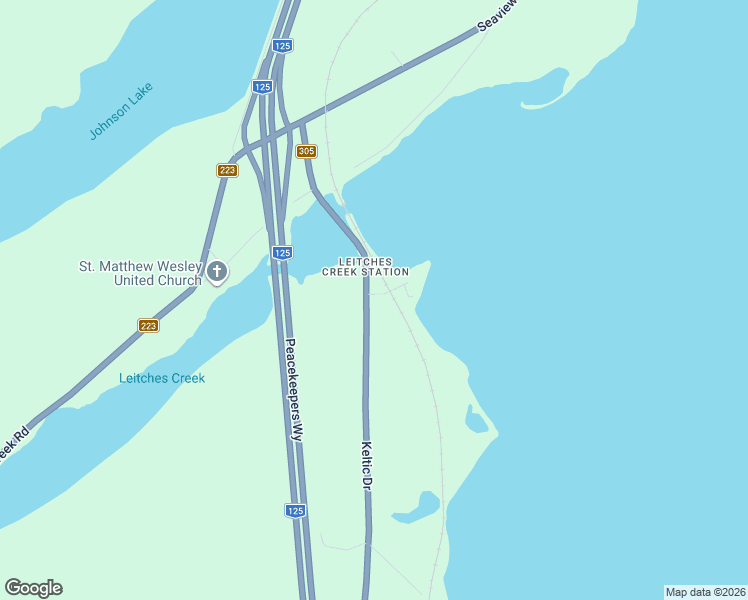 map of restaurants, bars, coffee shops, grocery stores, and more near 1526 Keltic Drive in Leitches Creek