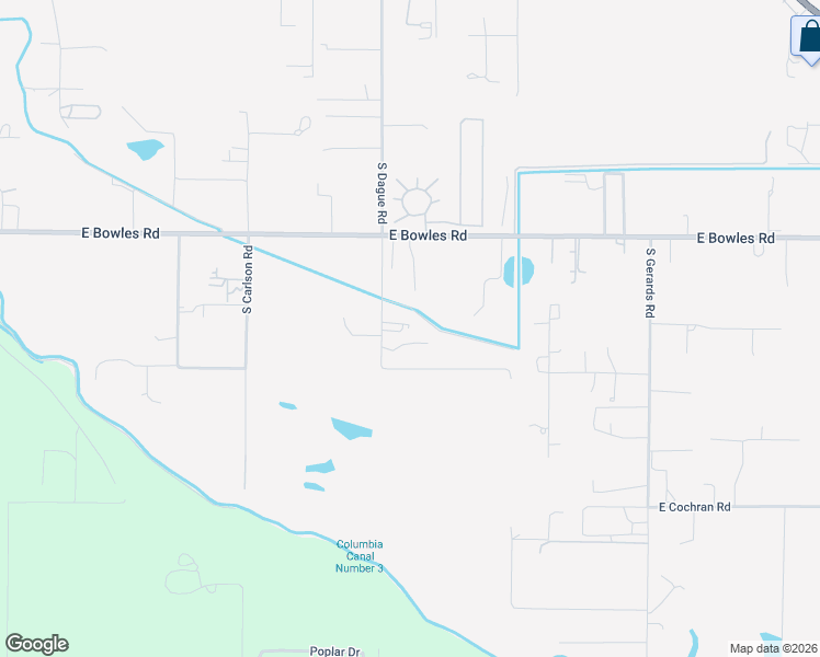map of restaurants, bars, coffee shops, grocery stores, and more near 203105 East Bowles Road in Kennewick