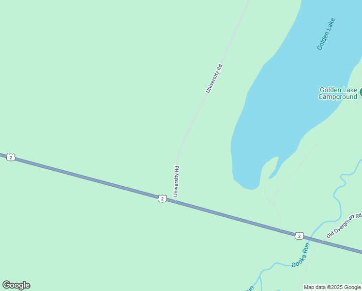 map of restaurants, bars, coffee shops, grocery stores, and more near 281 University Road in Iron River