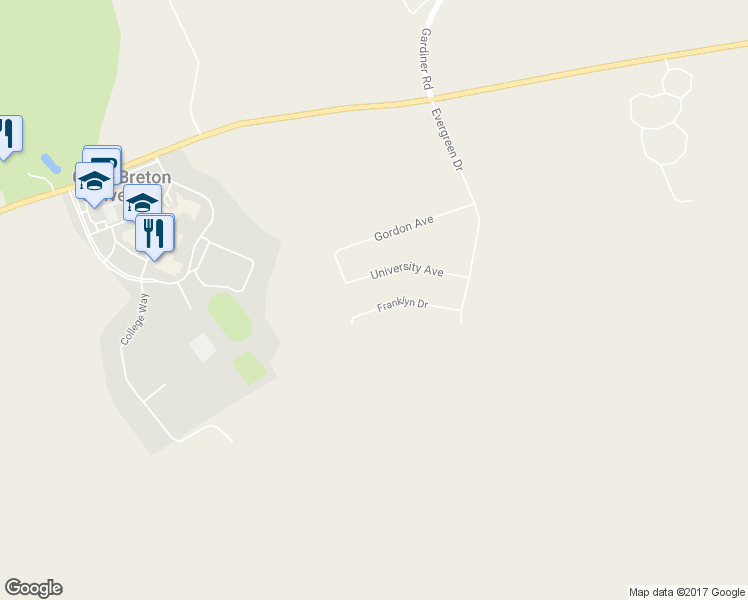 map of restaurants, bars, coffee shops, grocery stores, and more near 41 Franklyn Drive in Sydney