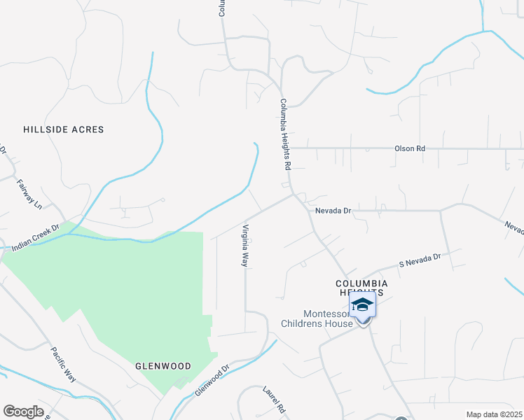map of restaurants, bars, coffee shops, grocery stores, and more near 3312 Virginia Way in Longview
