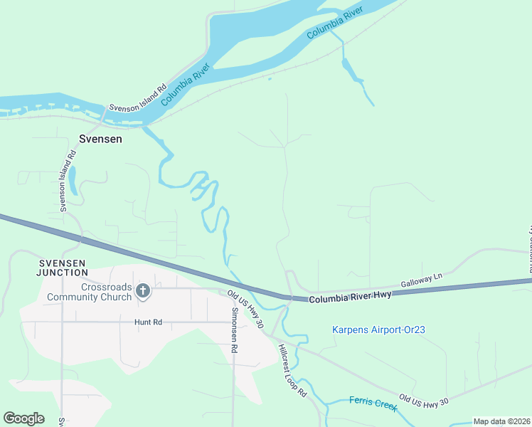 map of restaurants, bars, coffee shops, grocery stores, and more near 92768 Pearson Road in Astoria