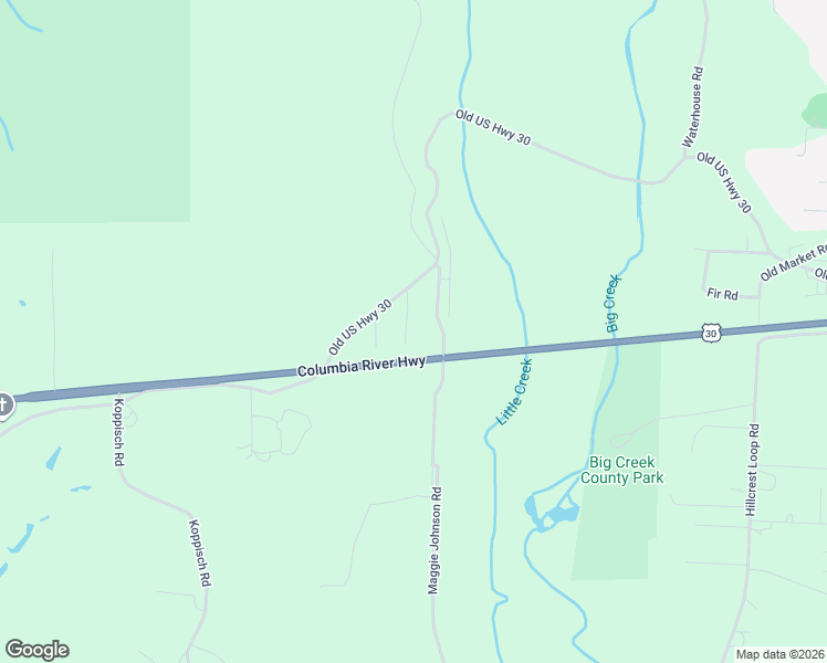 map of restaurants, bars, coffee shops, grocery stores, and more near 92696 Maggie Johnson Road in Astoria