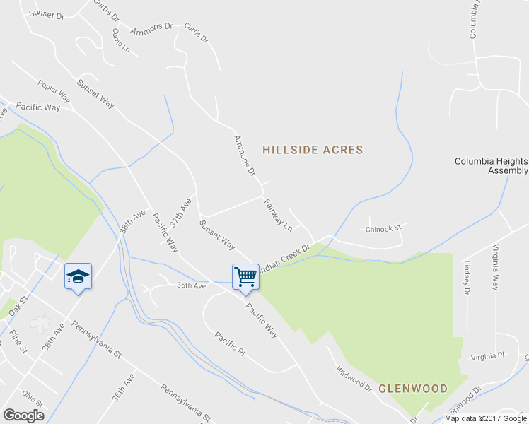 map of restaurants, bars, coffee shops, grocery stores, and more near 3565 Fairway Ln in Longview