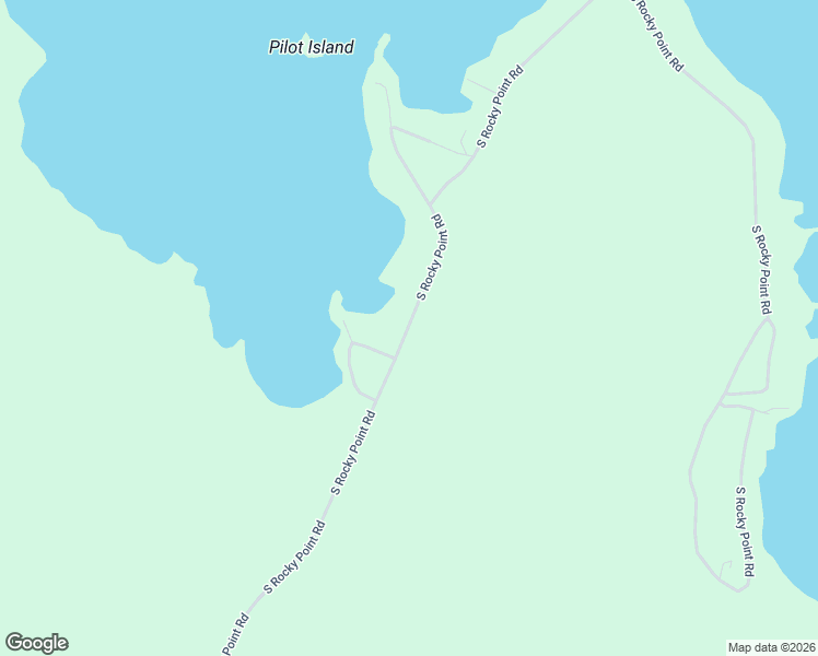 map of restaurants, bars, coffee shops, grocery stores, and more near South Rocky Point Road in Chippewa County