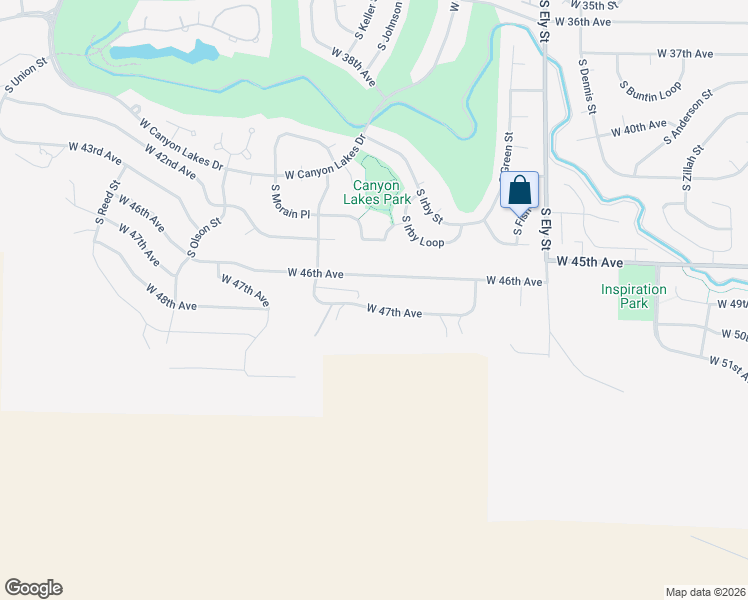 map of restaurants, bars, coffee shops, grocery stores, and more near 3206 W 47th Ave in Kennewick