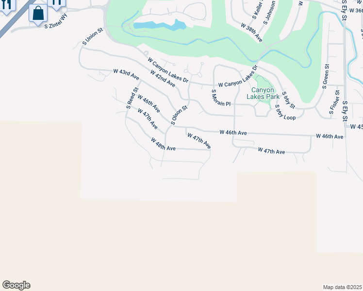map of restaurants, bars, coffee shops, grocery stores, and more near 3710 West 48th Avenue in Kennewick
