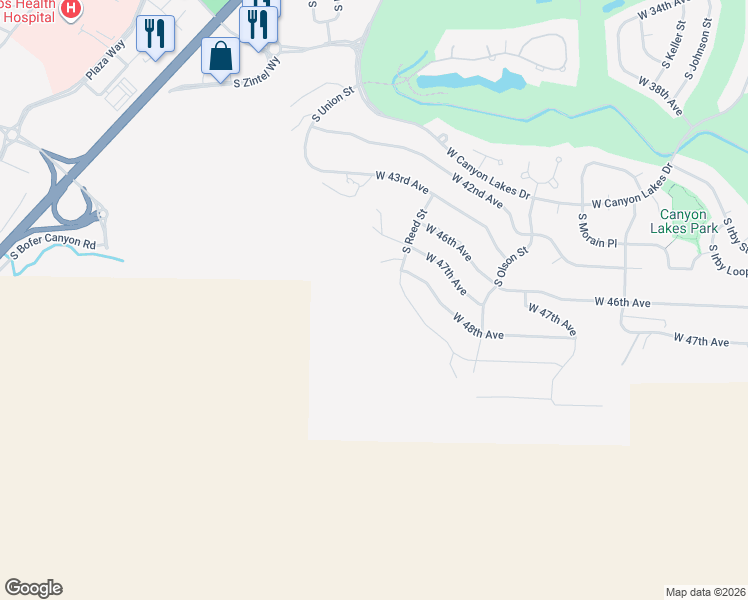 map of restaurants, bars, coffee shops, grocery stores, and more near 4806 South Reed Street in Kennewick